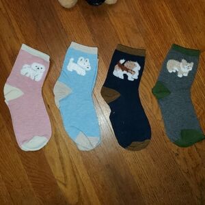 Cute Dog Socks set of 4